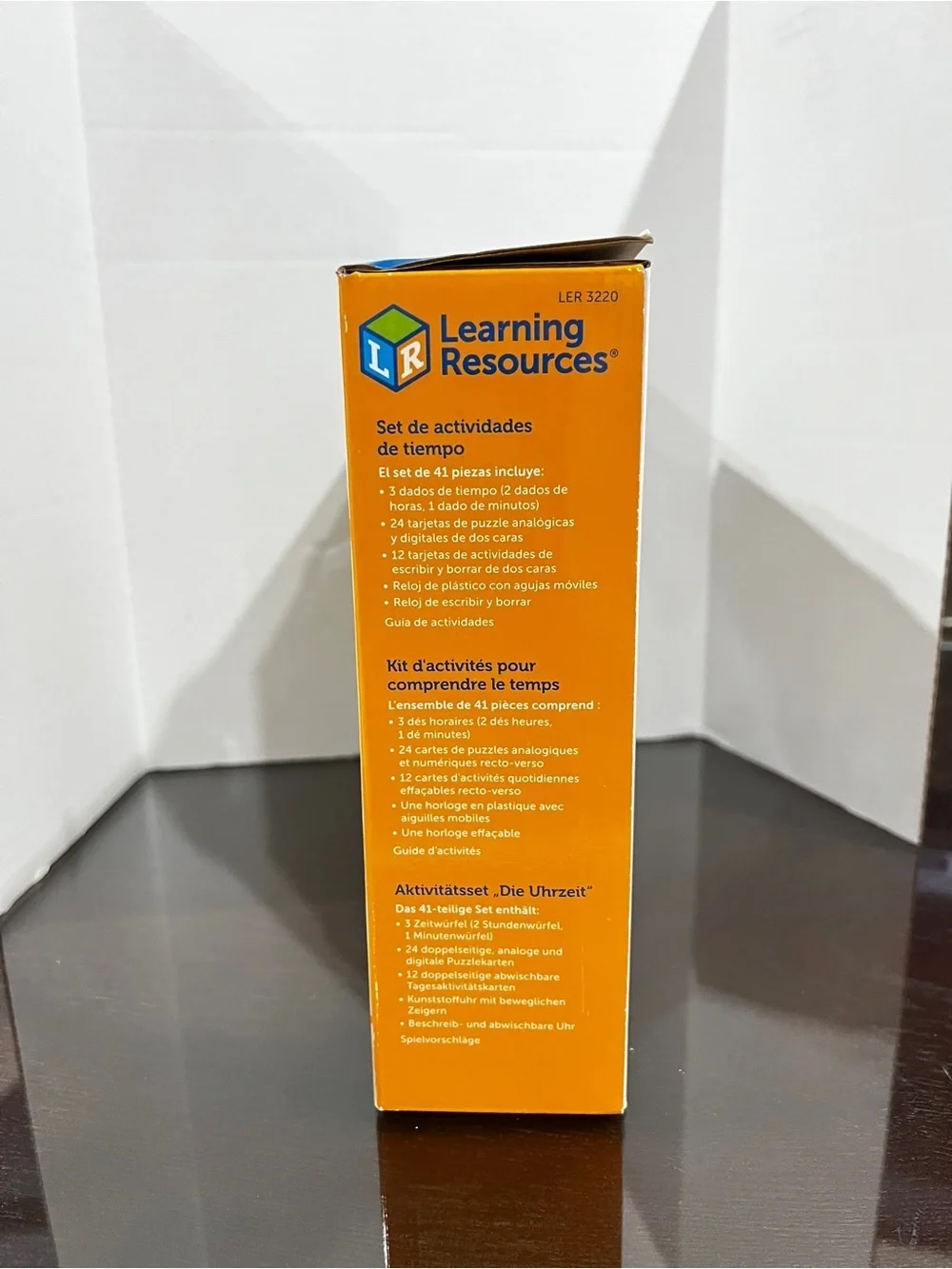 Learning Resources Time Activity Set Time Clock Time Cards About Time Ages 5+